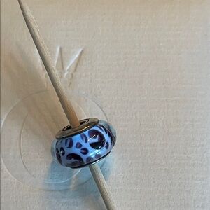 Pandora Blue and Purple Charm Bracelet